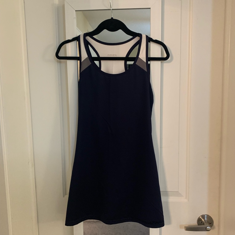 Navy blue and maroon tennis dresses. Sizes small